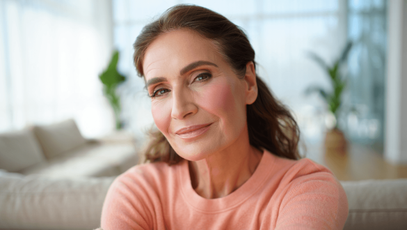 Maquillage après 50 ans : la
tendance du "boyfriend blush" est idéale pour rajeunir le visage ce
printemps
