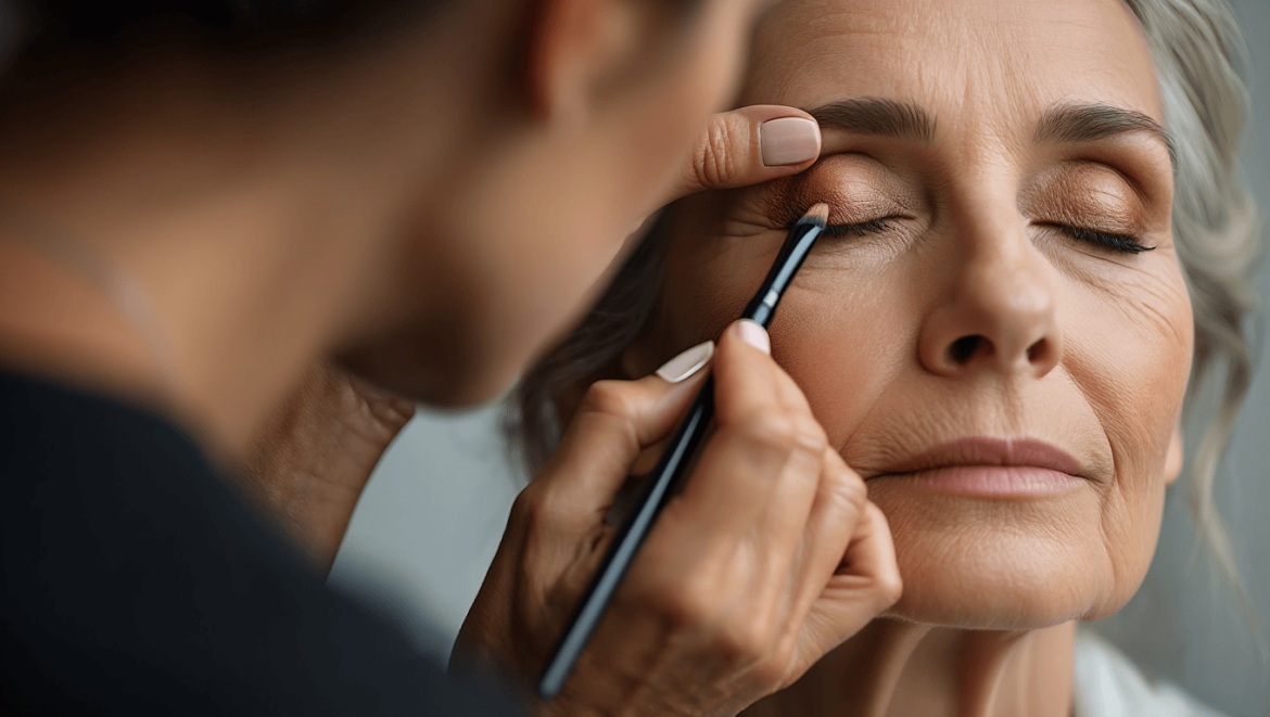 Paupières tombantes après 50 ans
: fini l’eyeliner, le “shadow liner” est idéal pour lifter et
rajeunir le regard
