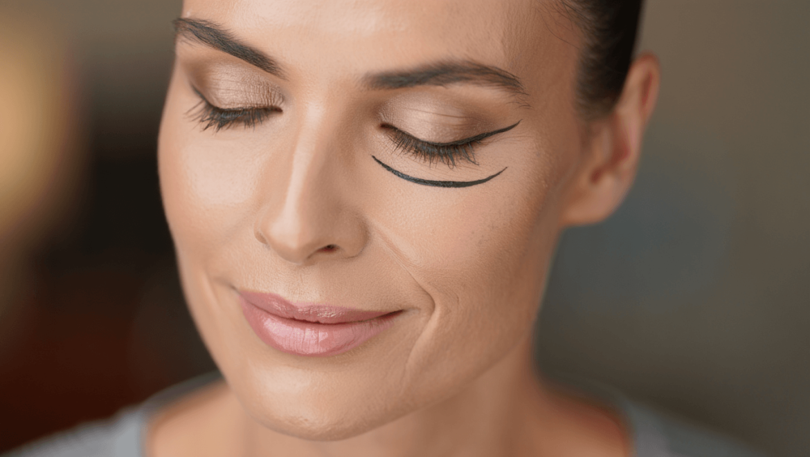 Paupières tombantes après 50 ans
: oubliez l’eyeliner classique, le “kitten liner” est bien meilleur
pour lifter le regard
